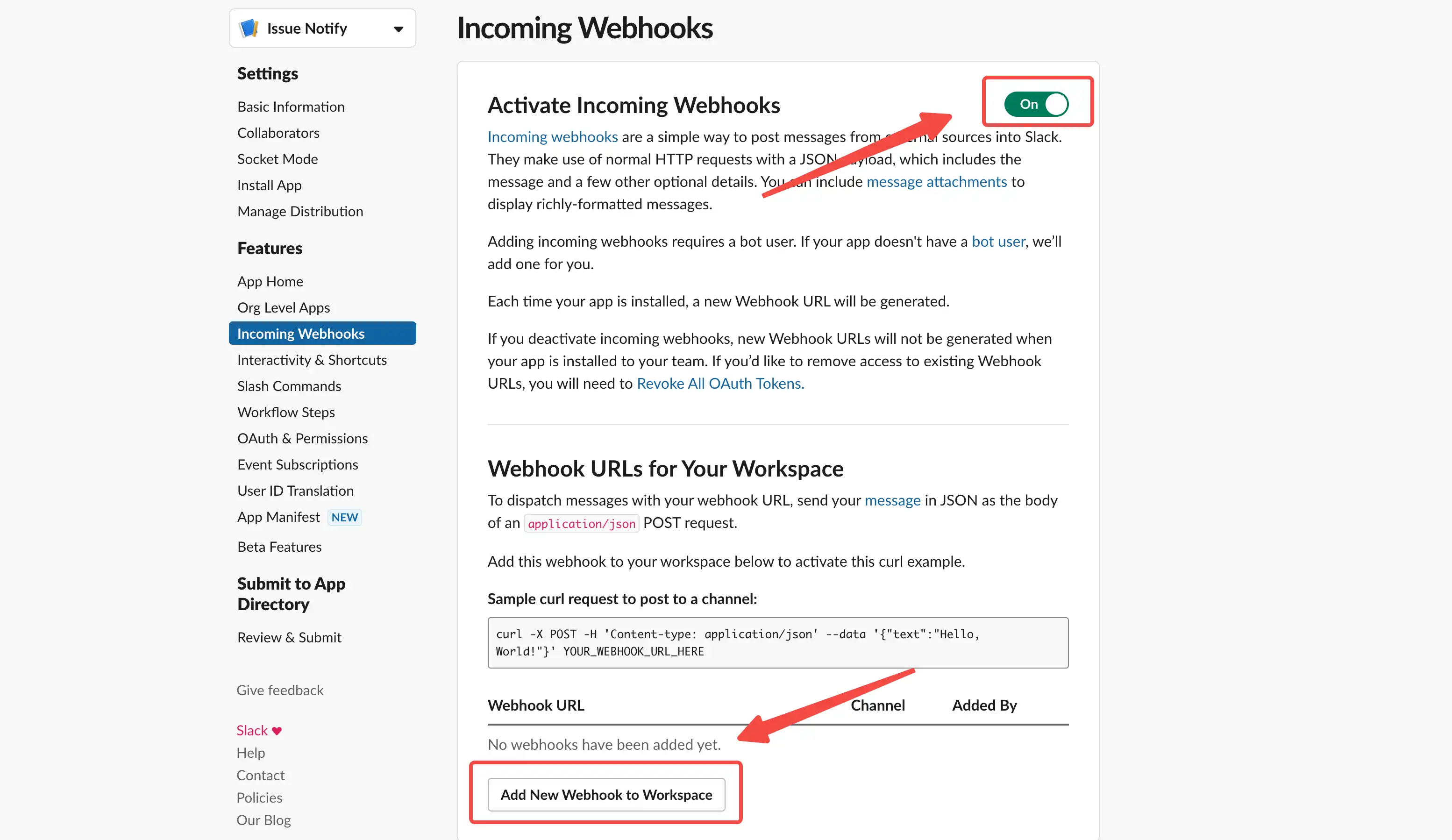 slack-add-webhook